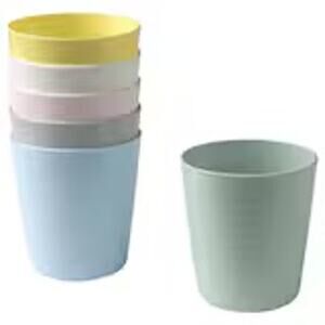 IKEA Kalas Kids Tumblers 6-Piece Colorful Shatterproof Sip Squad
